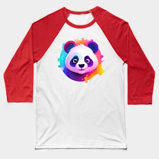 Goofy Panda Baseball T-Shirt